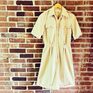 Vintage Jones  New York Khaki Romper vintage Size 10